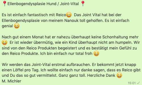 CBD-Öl Hund Arthose Joint-Vital Hund CBD Öl